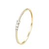 14K Gold Plated Rhinestone Bracelet: Elegant and Fashionable Commuting Accessory for Women, Ideal as a Festival Gift.