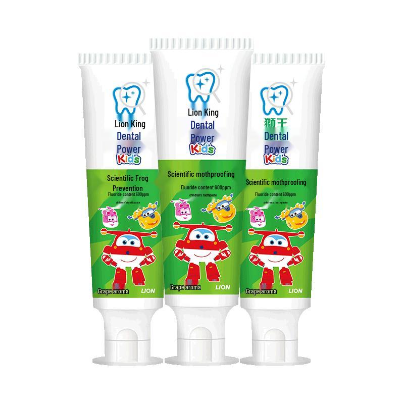 Lion Chilijia Kids Toothpaste 2-12 Years, Grape Flavor