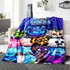 Coperta Stampata Tema Blox Fruits - Perfetta per Divano, Letto, Viaggio e Uso Esterno | Lavabile in Lavatrice, Accogliente e Durevole.
