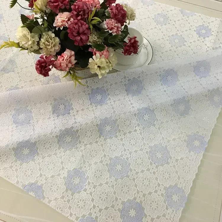 PVC Hot Stamping Desk Cover Waterproof Scald Proof Oil Proof Wash Free Table Mat Household Coffee Rectangular Table Cloth