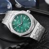 Lässige automatische mechanische Herrenuhr 42 Edelstahl Business wasserdicht leuchtend mechanische Uhr