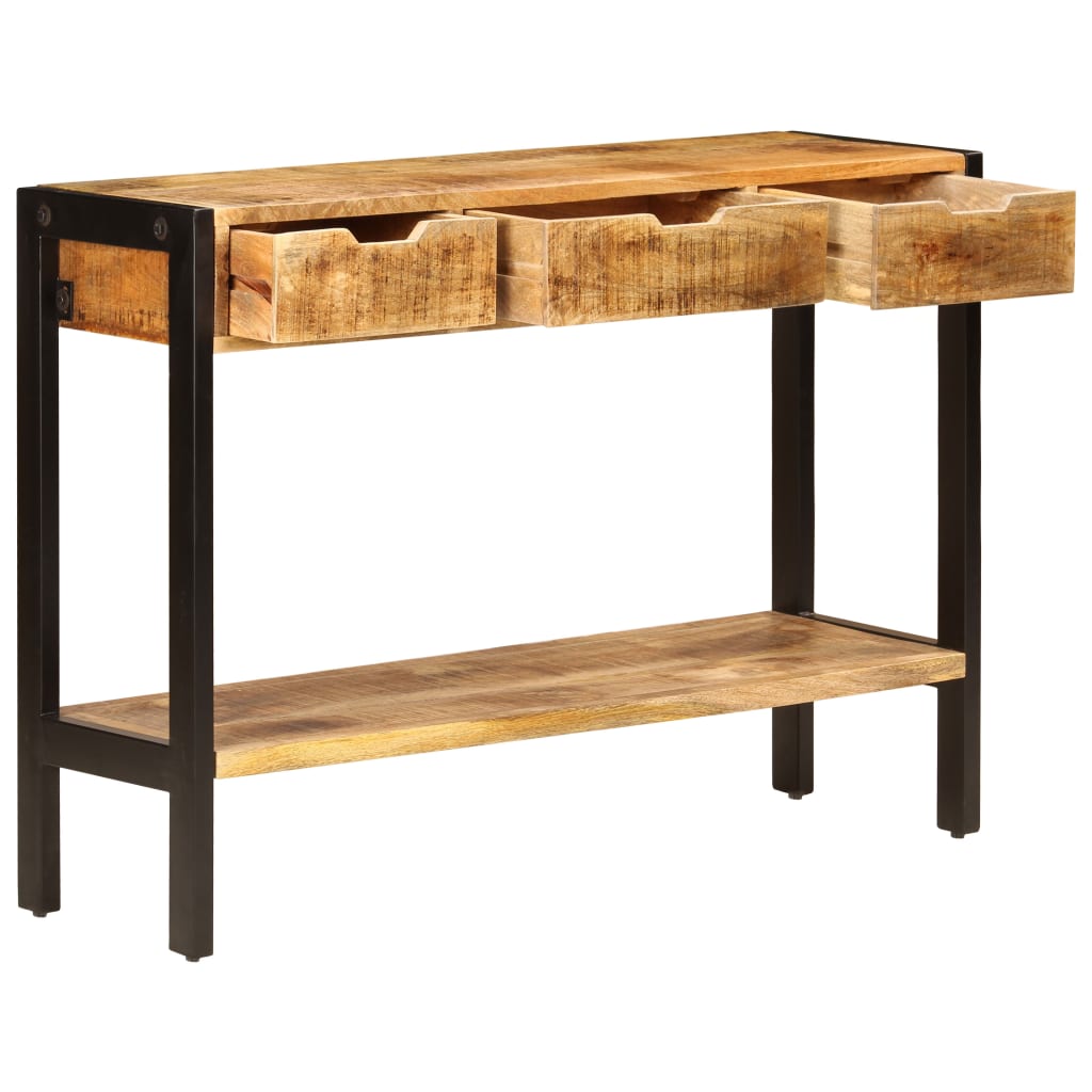 Vidaxl Szafka Z 3 Szufladami, 110X35X75 Cm, Lite Drewno Mango