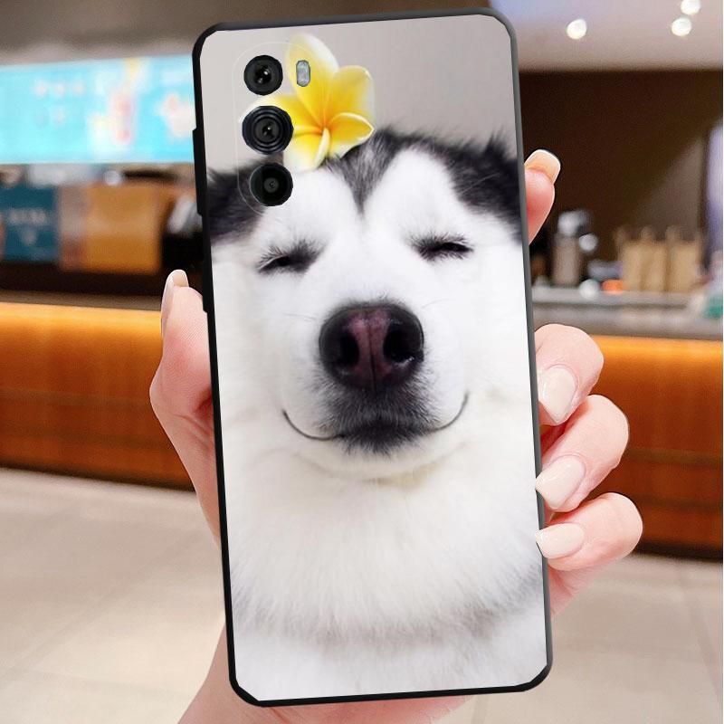 

Phone Case For Motorola Edge 50 40 Pro 60 50 40 30 Ultra Neo Fusion Moto G85 G72 G53 G54 G84 G13 G32 Alaskan husky dog Moto G32