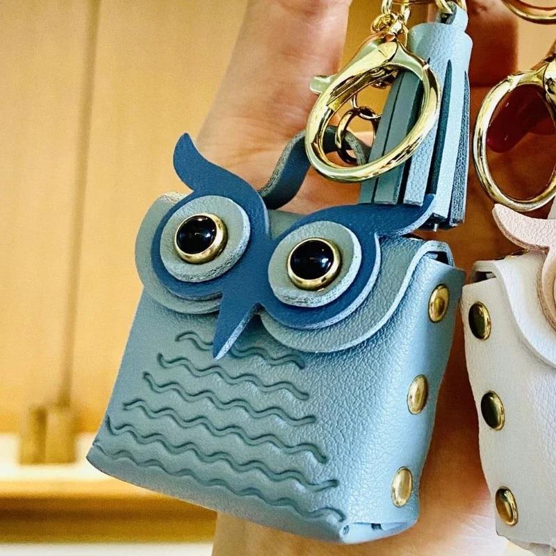 

Новый креативный кошелек для монет с милой совой, брелок для ключей, мини-портативная сумка для хранения, кабель для передачи данных, органайзер для наушников, подвеска Kawaii, маленькие подарки