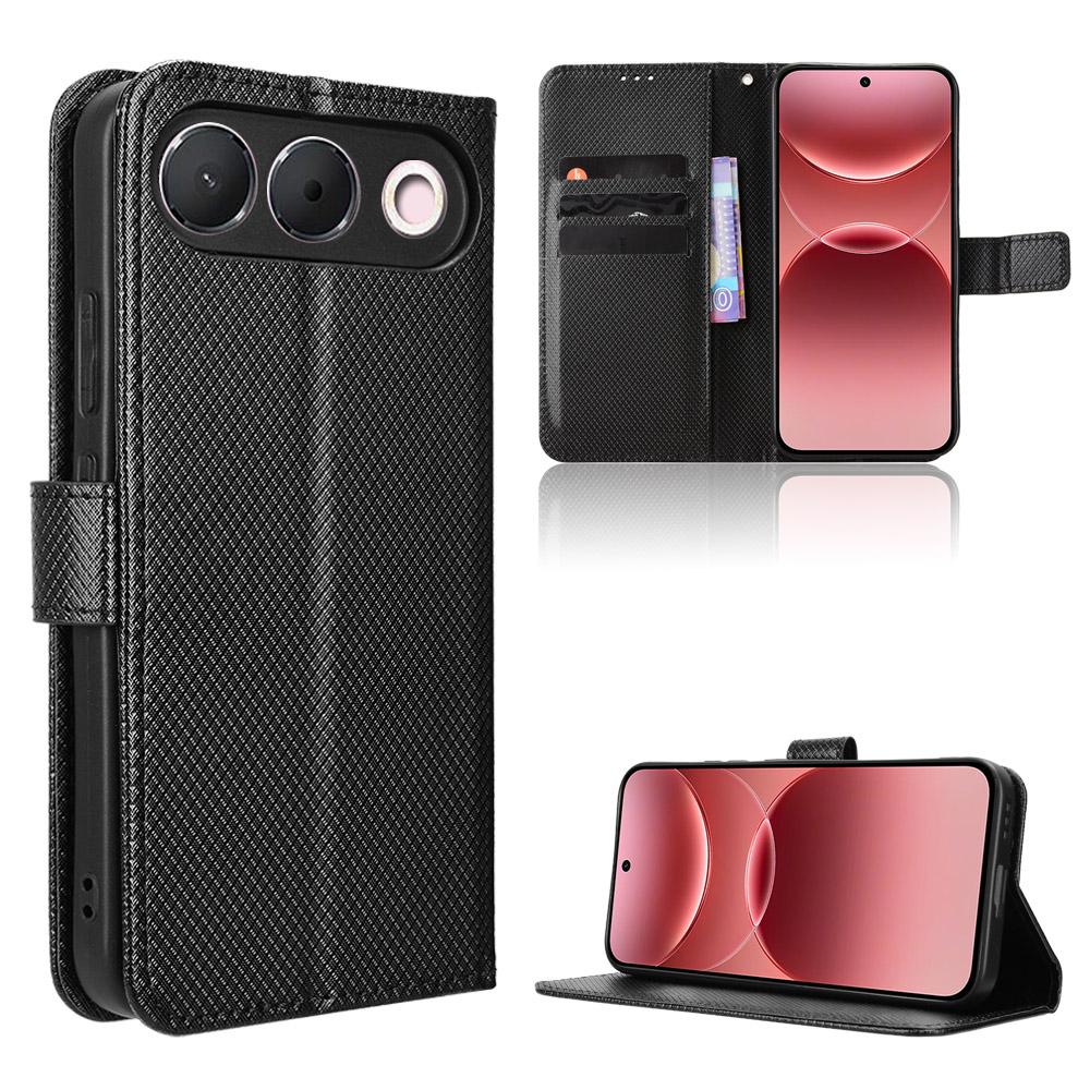 Housse à rabat compatible pour OPPO A7 Pro en cuir PU Protection intégrale avec [Blocage RFID]