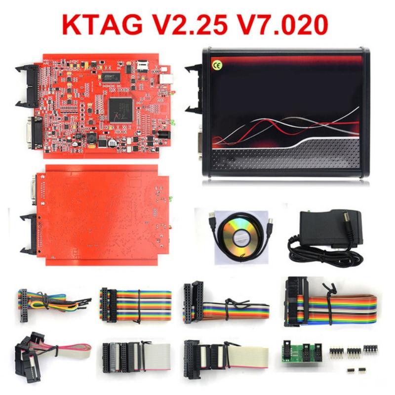 2024 Kess V5.017 2.80 Ksuit V2 KTAG 7.020 2.25 4 LED ECU Master Unlimited Online KESS Car TrucK ECU Chip Tool OBD2 Repair Kit