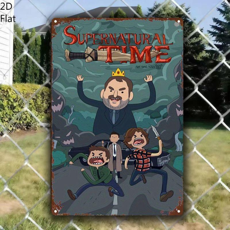 Retro Metal Wall Art Decor for Living Room Garage Garden