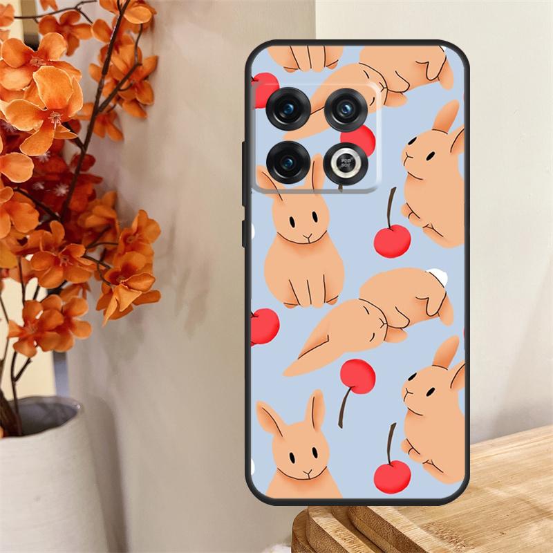 Bunny Rabbits Case For OnePlus 11 8 9 10 Pro 8T 9R 9RT 10T Cover For OnePlus Nord 3 2T CE 2 Lite N10 N20