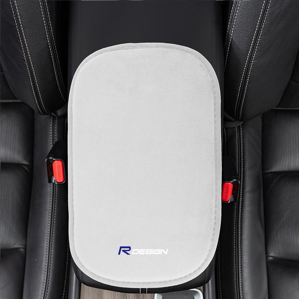 Tapis de Boîte Accoudoir de Voiture Console Centrale Coussinet d'Accoudoir Accessoires Pour Volvo R Design Xc60 V50 V40 Xc90 S60 S40 V90 V60 Ex90 Xc40