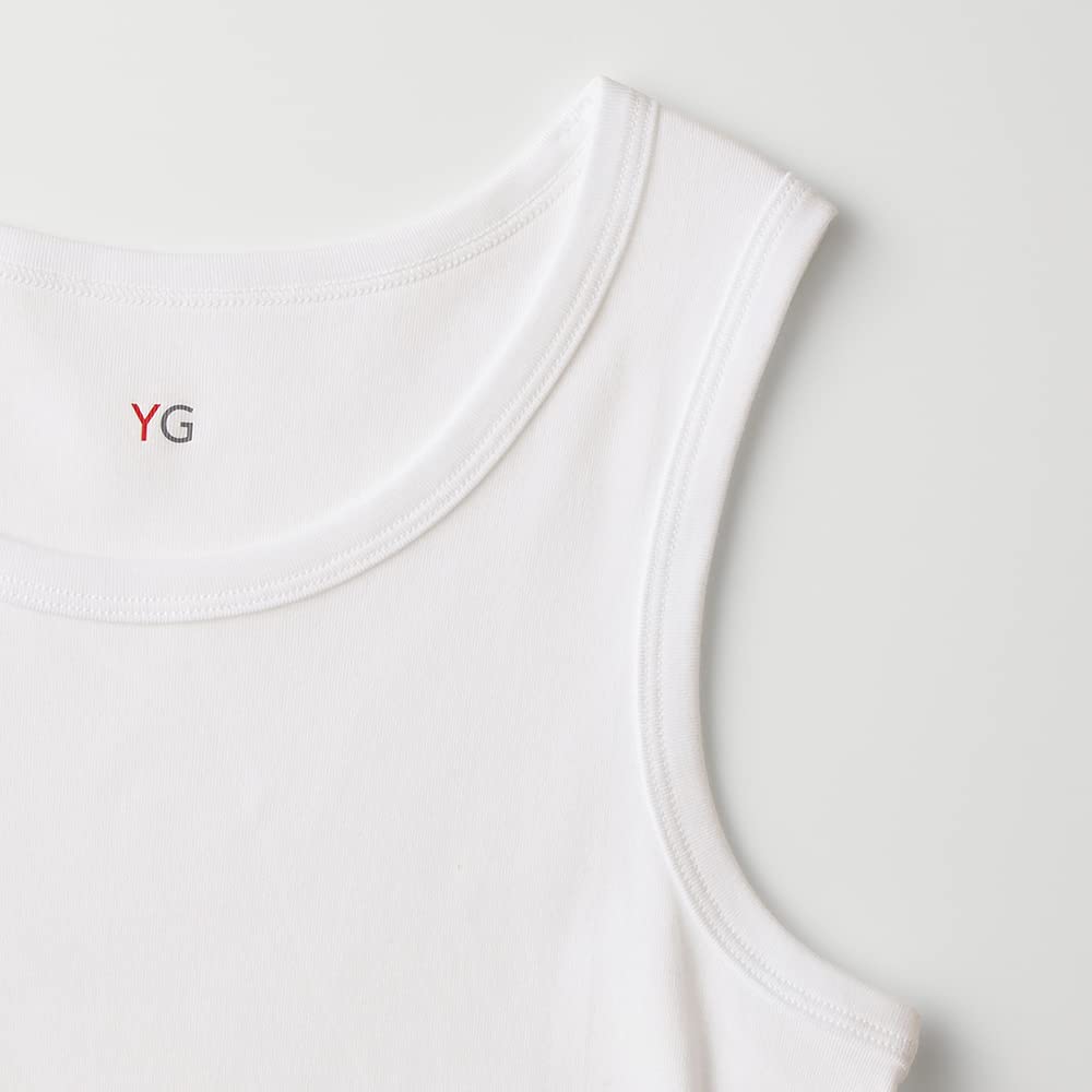 Gunze Nextra Cotton Tank Size YN0020A Top, Long-Lasting Deodorizing, 100% Cotton, Men's, Gray, LL,
