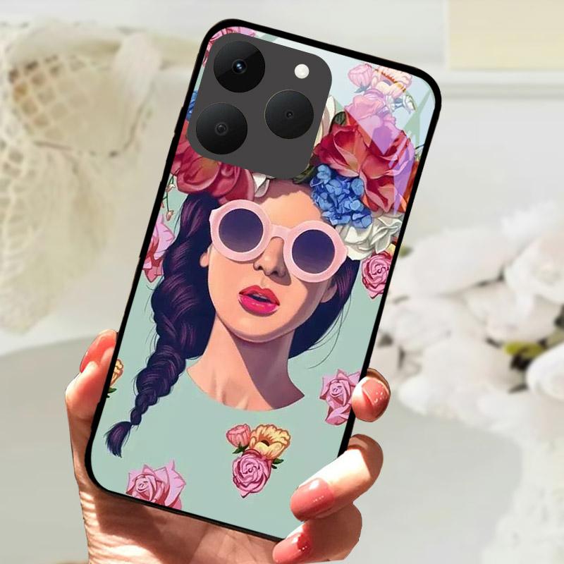 For Realme 15T 5G Phone Cases Back Cover Fundas Tempered Glass Shockproof Case For Realme15T RMX5111 Shell Coque Capa Bumper