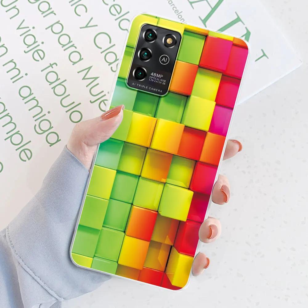 Für ZTE Blade V30 Vita Hülle ZTE Blade V2022 Cover Transparentes Silikon Weiches TPU Handy Hüllen Case Für ZTE V30 Vita Hülle Bumper