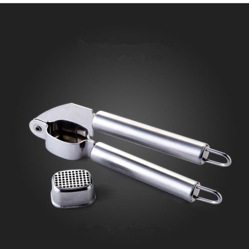 Removable Stainless Steel Garlic Press Crusher Kitchen Cooking Vegetables Ginger Squeezer Masher Handheld Ginger Mincer Tools