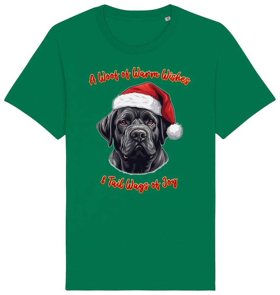 

Mens Cane Corso Christmas T-Shirt Santa Dog Woof Wishes Dogs Gift Pet Clothing M