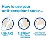 Dove Unisex Invisible Dry Female Fresh Antiperspirant Deodorant Spray, 250 Ml, 1 Count