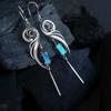 Pendant Girl Gift Gothic Women Zircon Earrings Rhinestone Korean Style Dangle Earrings Ear Drop