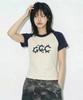 Geuleigaijeukeulleob 2-Type Raglan Color Block Ggc Logo T-Shirt Navy