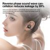 Wireless Bluetooth 5.4 Earphones Ear Clip On Headphones Waterproof Sport Headsets Noise Reduction HiFi Stereo Earbuds for Smart Phones