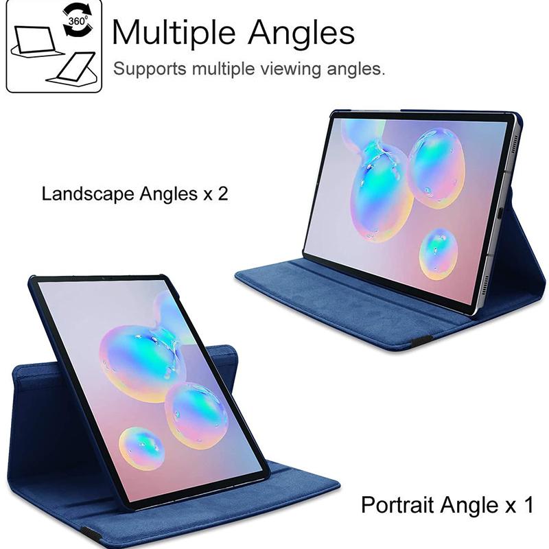 Tablet-Hülle für Samsung Galaxy Tab S8 Plus 2022/S7 FE 2021 12,4 11 360 drehbare Halterung Flip Lederhülle Tab S8 Ultra 5G 14,6