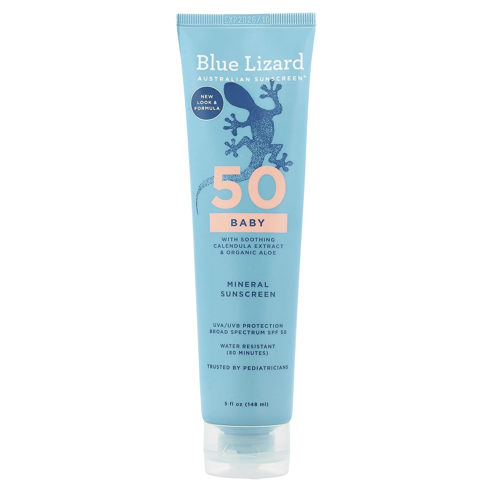 

Blue Lizard Australian Sunscreen, Mineral Sunscreen for Babies, SPF50, 5 fl oz (148 ml)