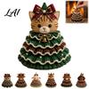 DIY Yarn Knitting Projects Animal Christmas Tree Crochet Kit Highland Cow Cute Handmade Holiday Ornament Dachshund Cat Crafting Kit for Beginners,