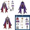 Mona Cosplay Costume Full Sets Handmade Custom Made High Elasticity