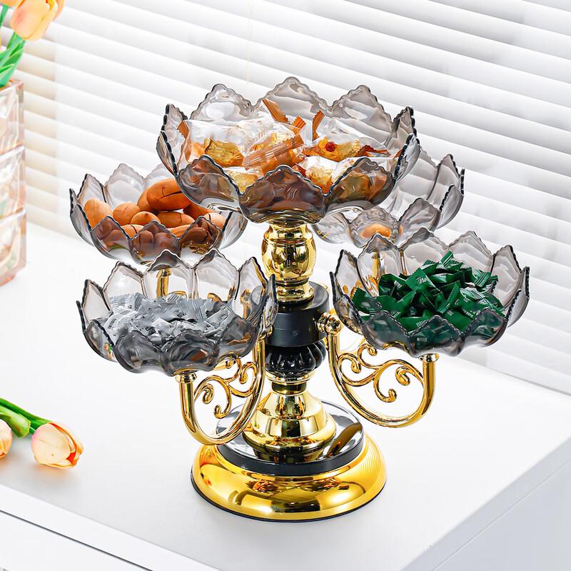 Plato Elegante de Frutas y Snacks de Múltiples Niveles Pabei