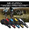 Calm Wish lightweight bicycle saddle with and comfortable cushioning for road mini and mountain cushioning, waterproof, bikes, velos, bikes. Red,