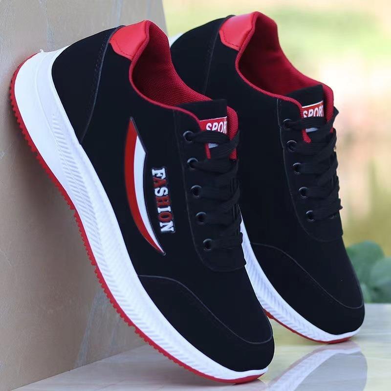 Men's New Breathable Running Shoes, Korean Style Casual Sneakers, Trendy Athletic Shoes for Men
