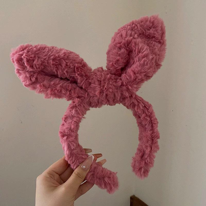 Cartoon Plush Headband: Cute Hair Accessory for Women & Kids, Perfect for Face Washing