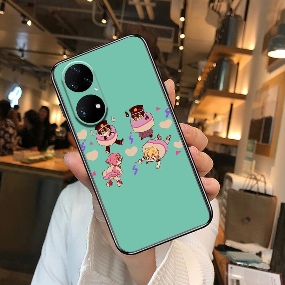 

Чехол для телефона с рисунком «Ханако-Кун» в стиле аниме для Huawei p50 P40 p30 P20 10 9 8 Lite E Pro Plus, черный чехол Etui с рисунком Hoesjes com Huawei P20 pro
