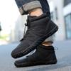 Winter Warm Hiking Shoes Men Women High-top Walking Snow Boots Plush Anti-slip Outdoor Sports Shoes