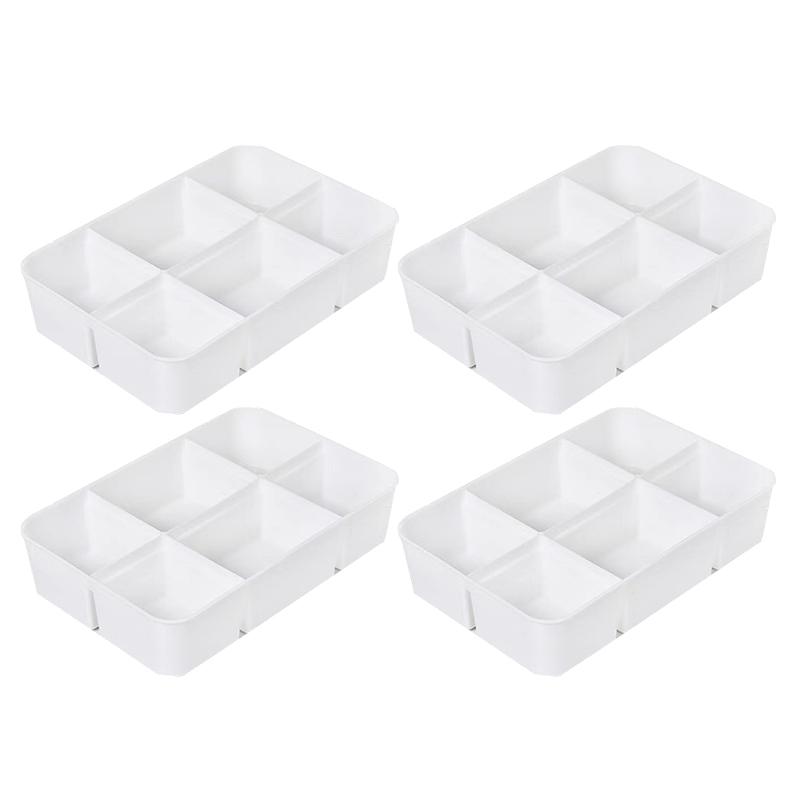 4-Layer Transparent Storage Box Large Capacity Home Storage Box Plastic Container Rack Miscellaneous Box Convenient Supplies New