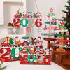 Christmas Tree Ornaments With Density Board Material For Holiday Home Decor