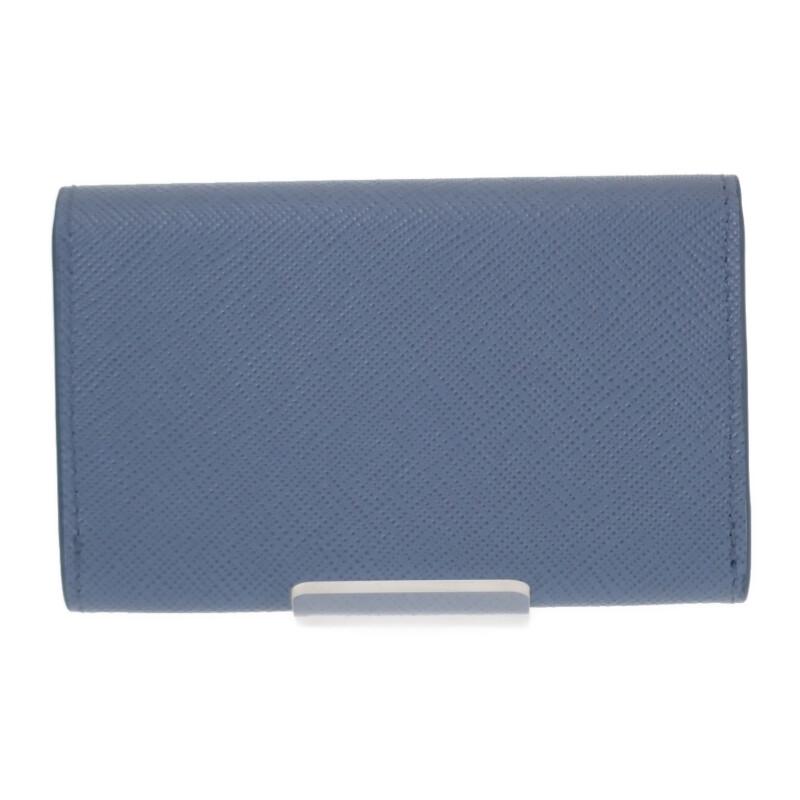 PRADA  1MC110_QHH_F0OZX Card Case Light blue Safiano Women