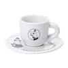 Bialetti Cup Saucer Uncle Bialetti White Coffee Espresso Cup 4 Piece Set Y0TZ033 &