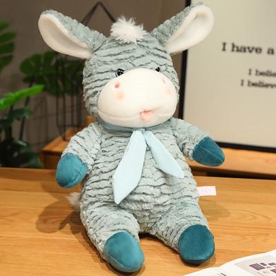Cute Bow Tie Donkey Doll Cookie Donkey Doll Plush Toy Grabber Rag Doll Gift