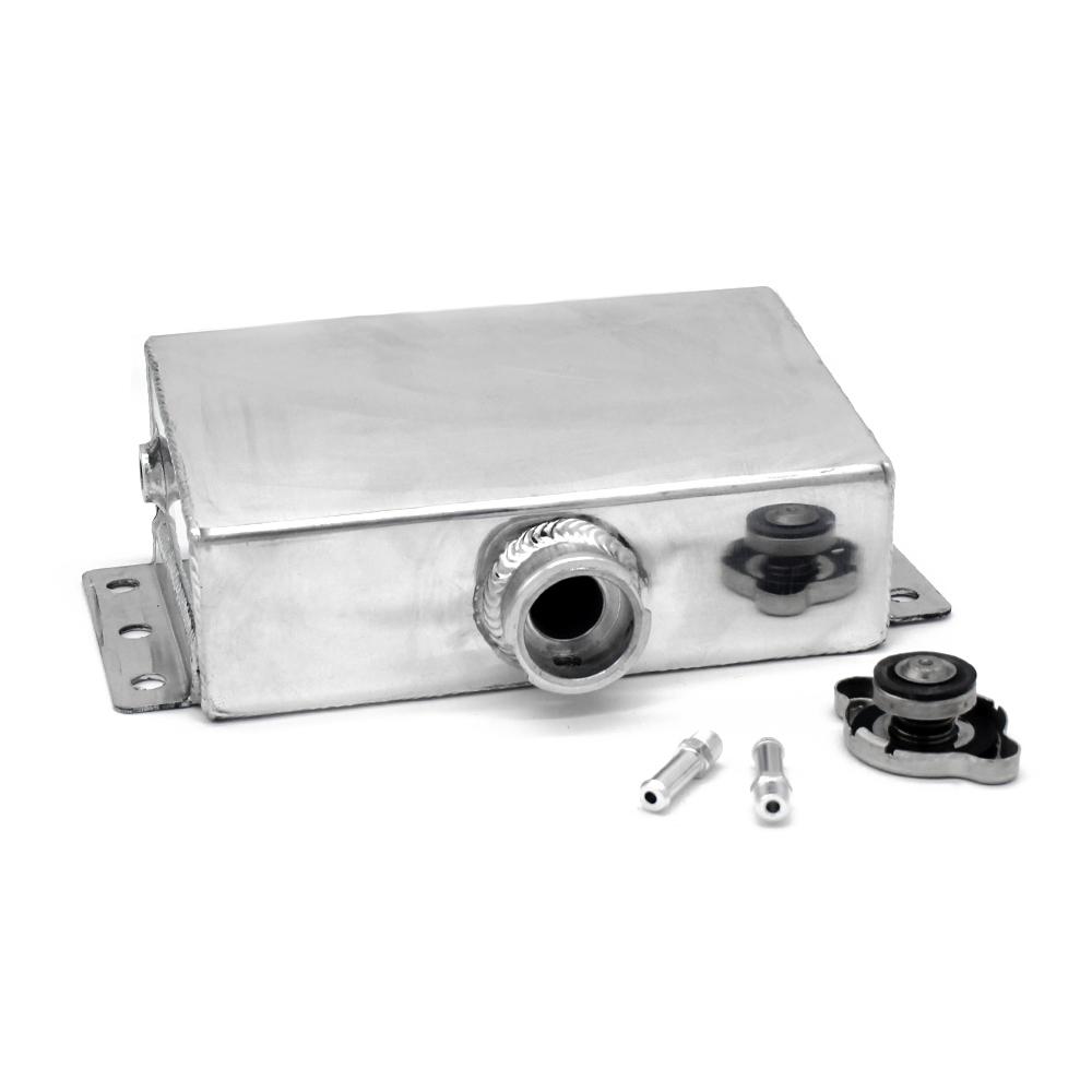 1L Aluminum Coolant Expansion Fill Tank Reservoir Oil Catch Can Fuel Surge Tank For Honda Civic 240SX WRX