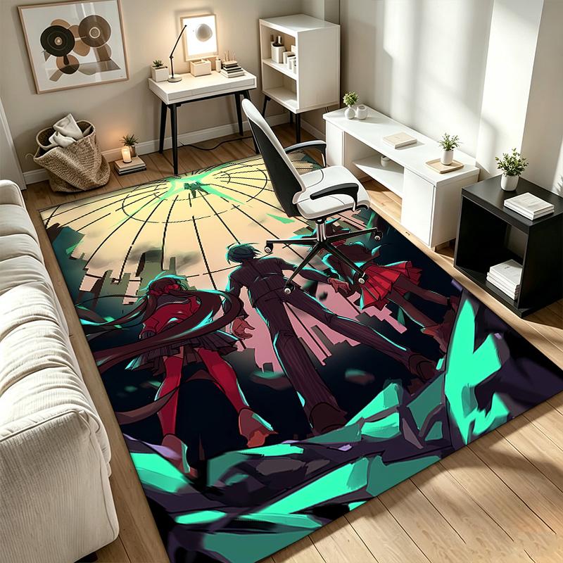 danganronpa A rug suitable for office chair areas living rooms and computer desks perfect for home offices and an ideal holiday gift
