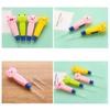 Fashion Abs Adults Children Kids Use Replaceable Head Lighting Earpicks Tool Set