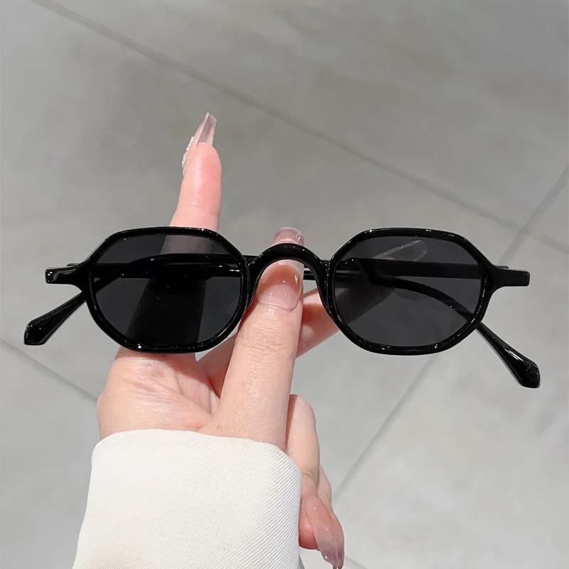 

Unisex Fashionable Round Small-framed Sun Glasses Outdoor UV400 Sun Protection Street Photography Driving Shades Eyeglasses