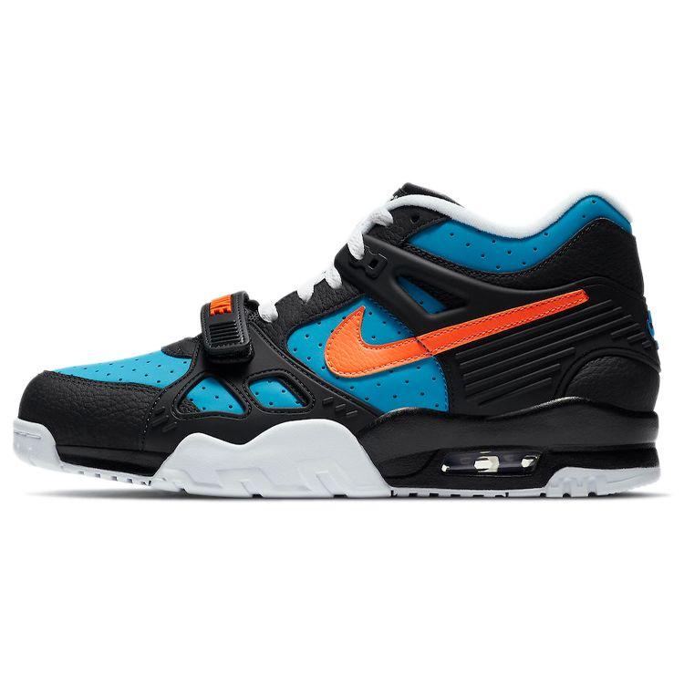 

Мужские кроссовки Nike Air Trainer 3 Total Orange Laser Blue черно-белые CN0923-001