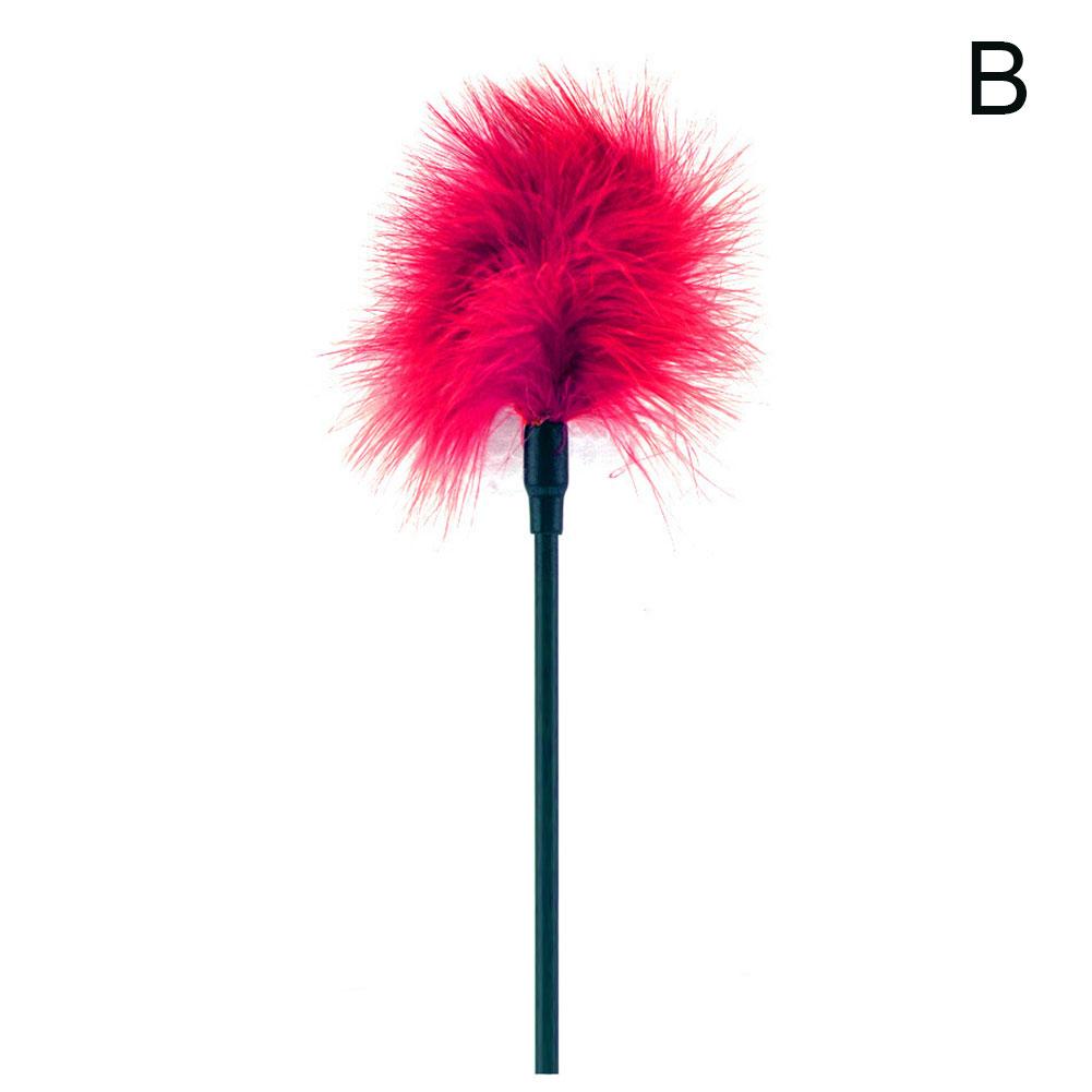 1PCS High-quality Fun Feather Supplies Feather Brush Tease Stick Couples Men And Women Sex Accessories Multi-color Optional