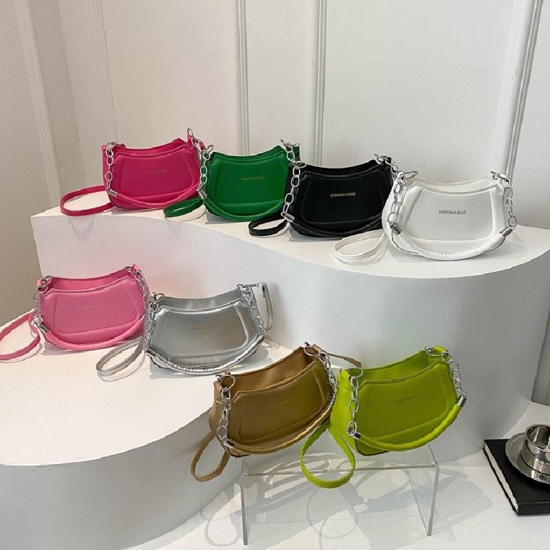 Chic Pu Leather Shoulder Bag New Design Vintage Style For Street Fashion