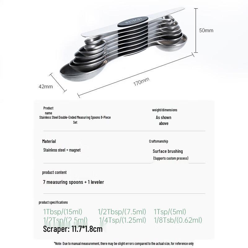 Zhi Shi Stainless Steel Measuring Spoon Set