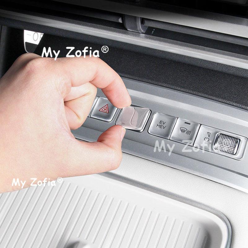Car Decorative Stickers Car Interior Modification for Buttons Knobs Accessories For BYD Ti7 Leopard Titanium 7 2025 2026