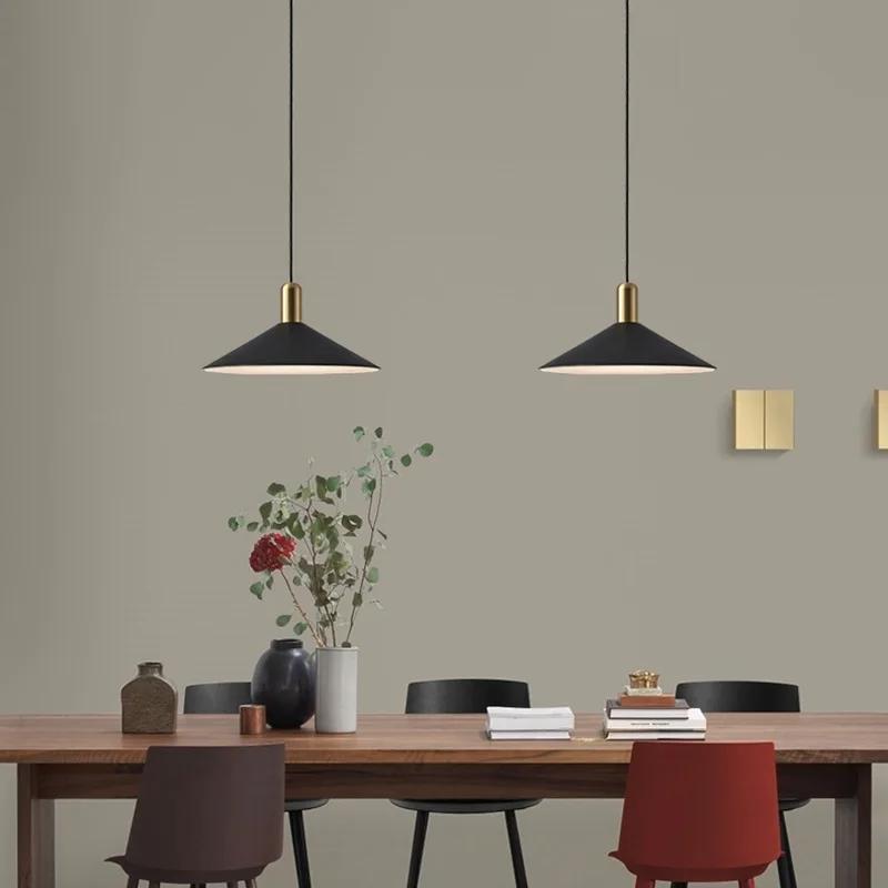 Modern Simple American Vintage Pendant Lamp Nordic Bedroom Home Decoration Restaurant LED Chandelier Luster Atmosphere Light