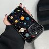 Cartoon Universe Planet Pattern Phone Case Suitable for iPhone 17 16 15 14 13 12 11 Pro/Max/Plus Anti Drop and Anti Shock