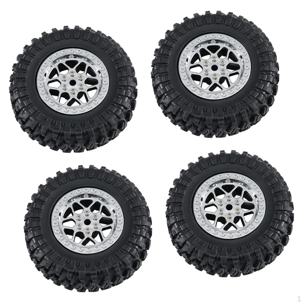 4 Pieces 1/12 1/16 RC Car Wheels And Tires Accessories High Performance Replacement Part for Cars