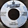 7-tums Skiva JUNIOR KELLY Blaze NONE Pow Pow Produkt 2004 Tyskland Reggae Ska Dub Begagnad